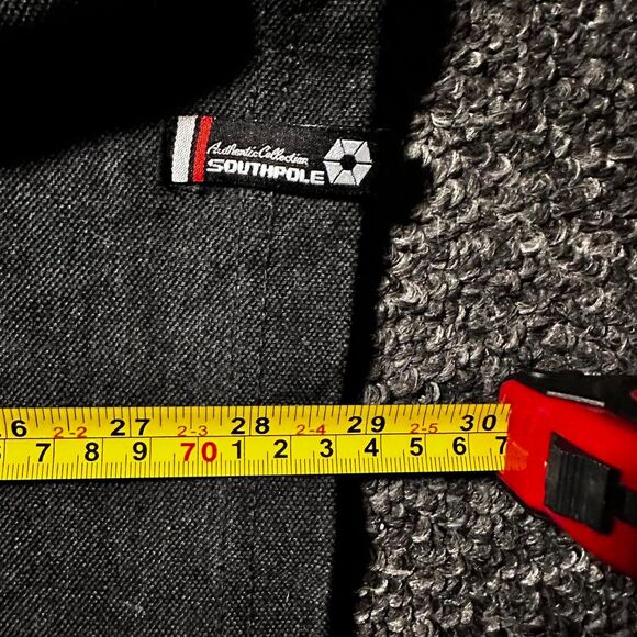 Southpole Polo Shirt Men’s Large Dark Gray Short Sleeve Streetwear Casual - Picture 6 of 6